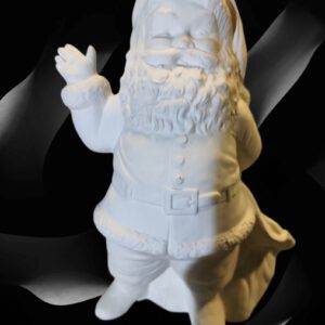 Weihnachtsmann stehend mit Sack an der Seite