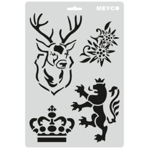 Schablone - Hirsch & Löwe