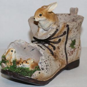 Dekoration Pflanzschuh mit Mäusen