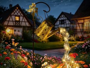 Cexovil Solarlampen für Außen Garten - Led Giesskanne