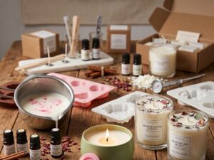Selbst gemachte Kerzen